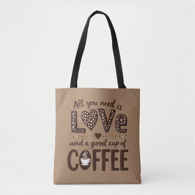 All you need is love and a good cup of coffee.  tygkasse (Framsida)