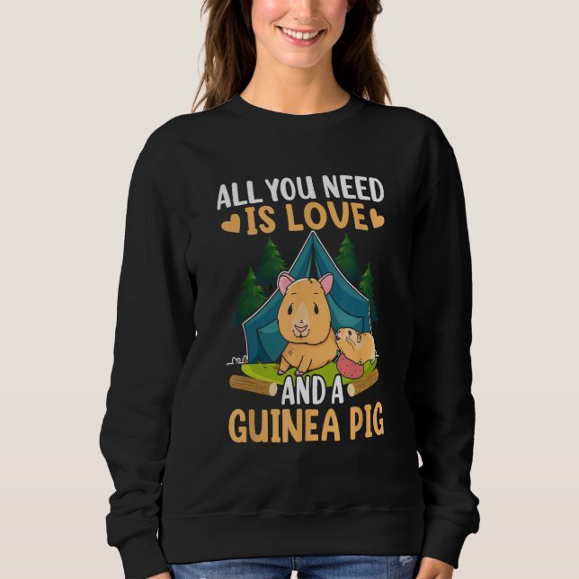 All You Need Is Love And A Guinea Pig T Shirt (Framsida)
