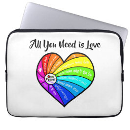All You Need is Love Laptop Fodral