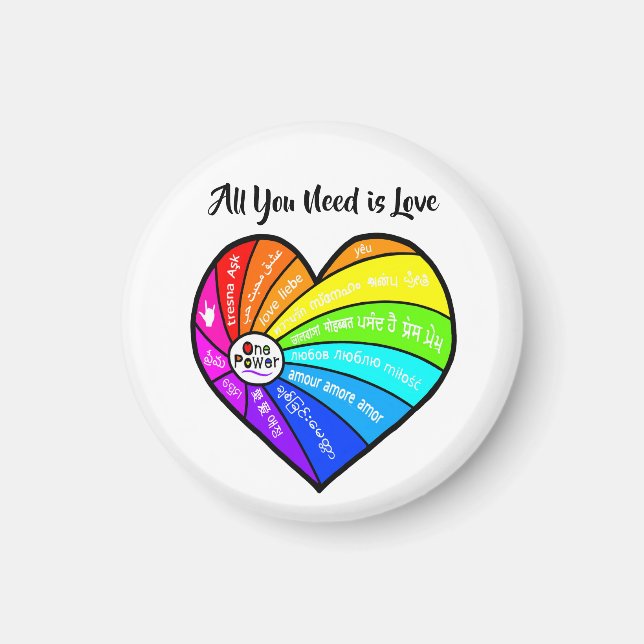 All You Need is Love Magnet (Framsidan)