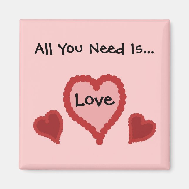 All You Need Is Love Magnet (Framsidan)