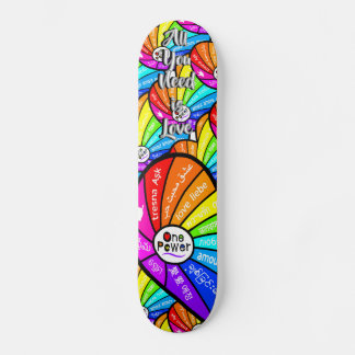 All You Need is Love Mini Skateboard Bräda 18,5 Cm