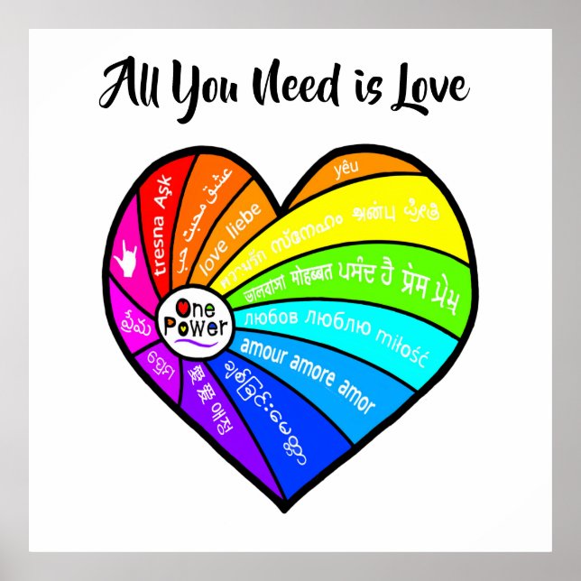 All You Need is Love Poster (Framsidan)