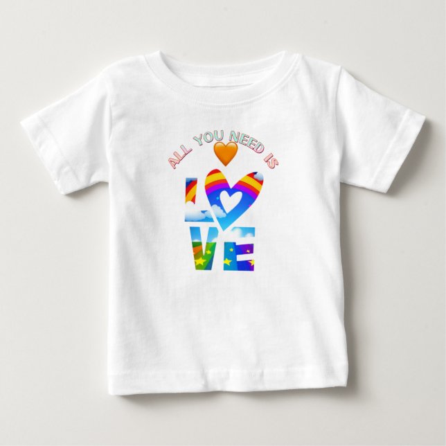 ALL YOU NEED IS LOVE T SHIRT (Framsida)