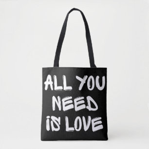 All You Need is Love Totebag Tygkasse