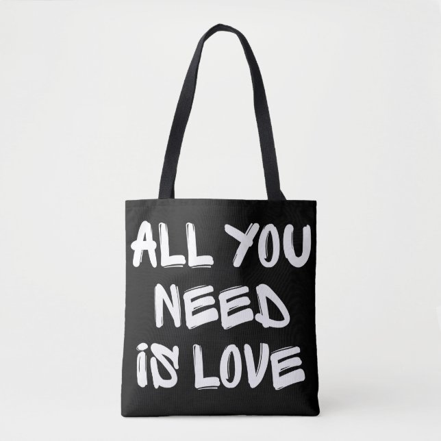 All You Need is Love Totebag Tygkasse (Framsida)