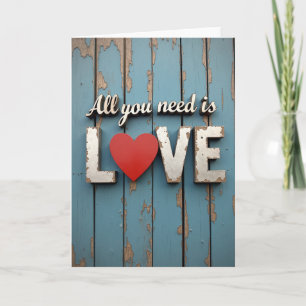 All You Need Is Love Trädkort Kort