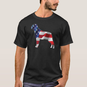 alla 4th av den Juli T-tröjaPATRIOTEN ROTTWEILER T Shirt