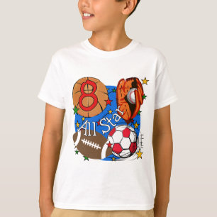 Alla 8th födelsedagTshirts och gåvor för stjär T-shirt