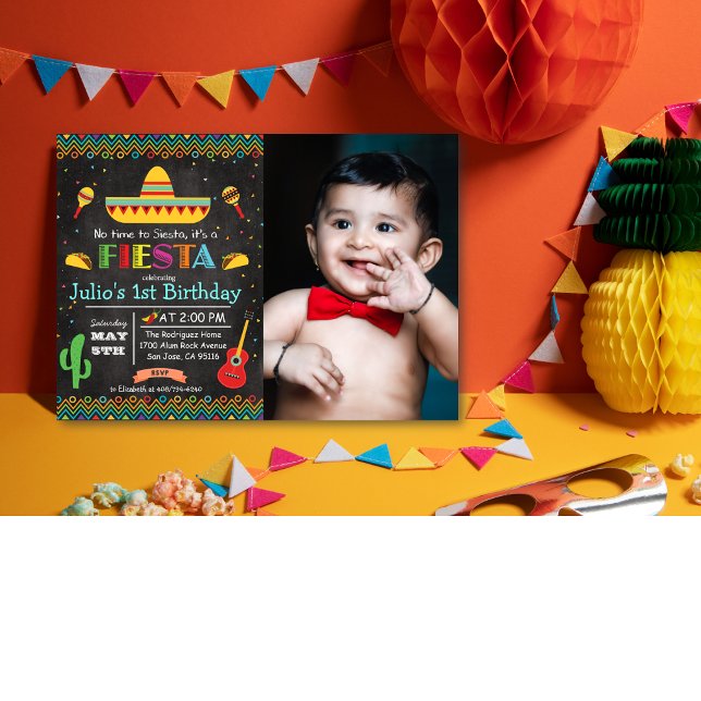 ALLA ÅLDER - Fiesta Mexinsk Födelsedagsinbjudan i  Inbjudningar (Skapare uppladdad)