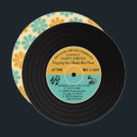 ALLA ÅLDER - Retro Vinyl Record Birthday-inbjudan Inbjudningar<br><div class="desc">Retro Vinyl Record Birthday-inbjudan</div>