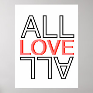 alla älskar all postert poster