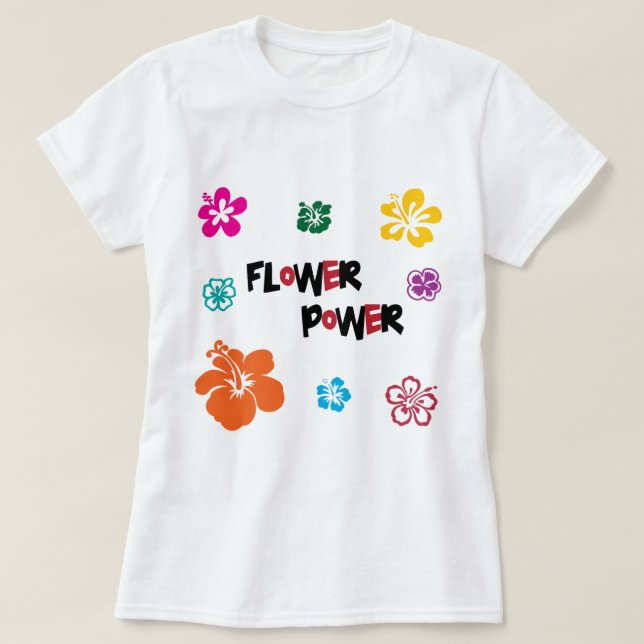 Alla älskar blommor tee (Design framsida)