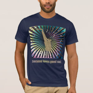 Alla älskar den bra saxen! t-shirt