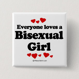 Alla älskar en bisexuell pojke knapp