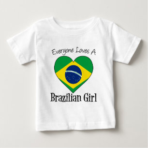 Alla älskar en brasiliansk flicka tee shirt