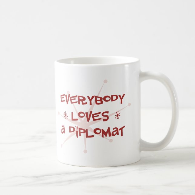 Alla älskar en Diplomat Kaffemugg (Höger)