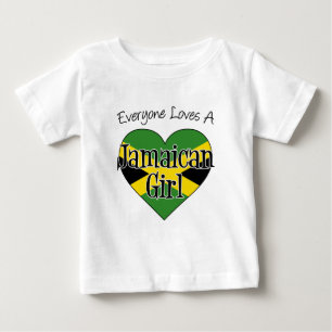 Alla älskar en jamaikansk flicka t shirt