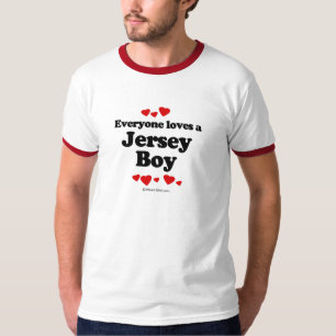 Alla älskar en Jersey pojkeT-tröja Tee Shirt