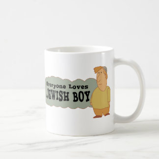 Alla älskar en judisk pojke kaffemugg