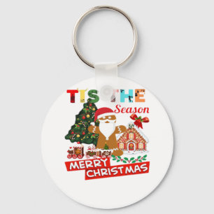 Alla älskar en jul-tomte jul tomtar Com Nyckelring