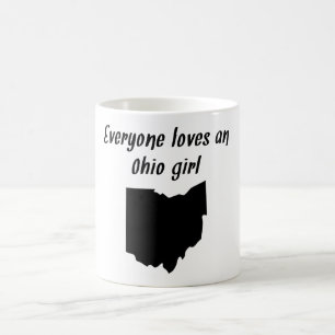 Alla älskar en Ohio flicka Magisk Mugg