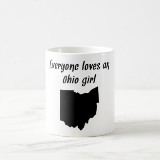 Alla älskar en Ohio flicka Magisk Mugg
