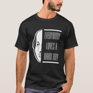 Alla älskar en Shakespeare-skådespelare pojke thes T Shirt