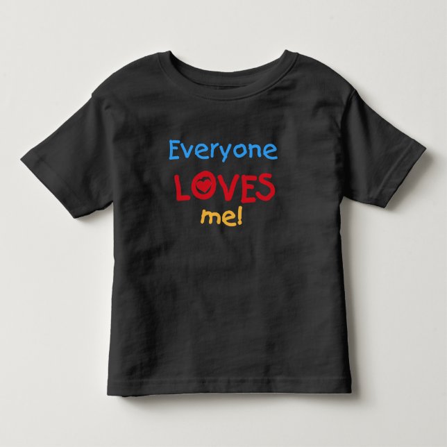 Alla älskar mig tee (Framsida)