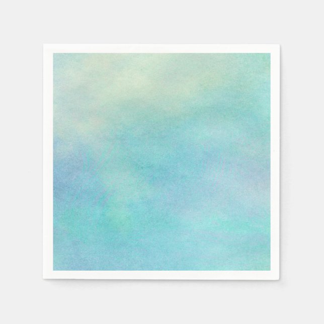 Alla alternativ för Multifärgad av vattenfärg Pappersservett (Framsidan)