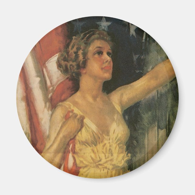 Alla amerikaner magnet (Framsidan)