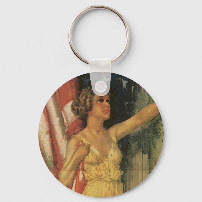 Alla amerikaner nyckelring (Framsida)