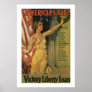 Alla amerikaner poster