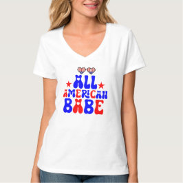 Alla amerikanska Babe T Shirt