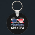 Alla amerikanska farfar 4:e juli USA Sungles Manar Nyckelring<br><div class="desc">Alla amerikanska farfar 4:e juli,  USA Sungles Manar Gifts 1</div>