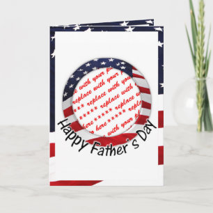 Alla amerikanska Fars dag Ram Kort