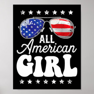 Alla amerikanska flickor 4:e juli, USA Boys Patrio Poster