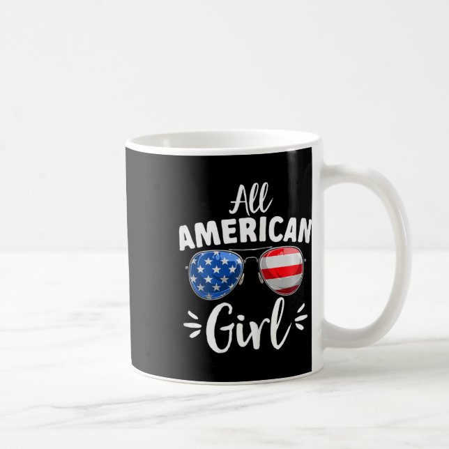 Alla amerikanska flickor 4 juli kaffemugg (Höger)