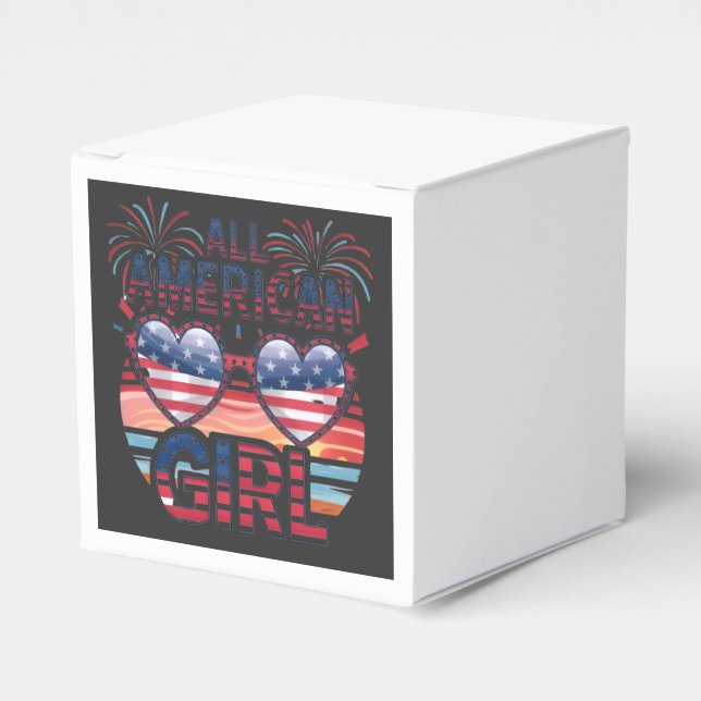 Alla amerikanska flickor presentaskar (Framsidan Sidan)