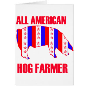 ALLA AMERIKANSKA HOG JORDBRUKARE HÄLSNINGSKORT