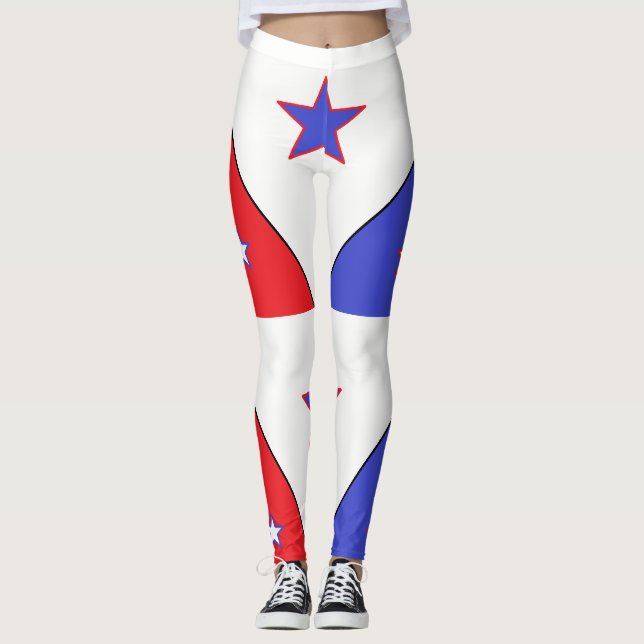 Alla amerikanska lag leggings (Framsida)