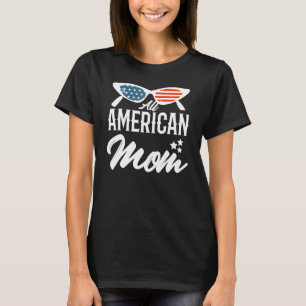 Alla amerikanska Mamma 4:e juli-familjens matchand T Shirt