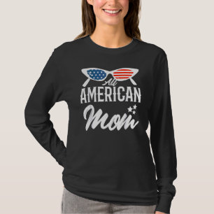 Alla amerikanska Mamma 4:e juli-familjens matchand T Shirt