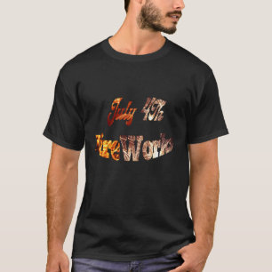 Alla amerikanska Modern juli 4:e Pappa T Shirt