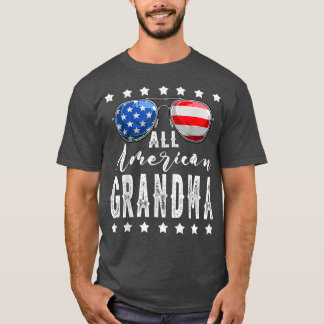 Alla amerikanska mormor 4:e juli Sunglasses Family T Shirt