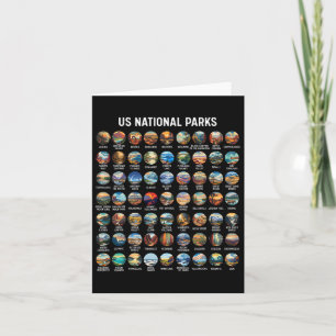 Alla amerikanska nationalparkens kontrollista - bu kort