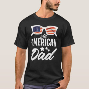 Alla amerikanska Pappa 4:e juli-familjens matchand T Shirt