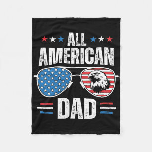 Alla amerikanska Pappa 4:e juli, Fars dag-solar Fleecefilt