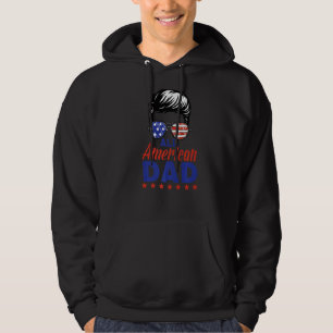 Alla amerikanska solglasögon från Pappa USA flagga Hoodie