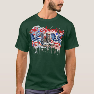Alla amerikanska solglasögon i MAMMA USA för match T Shirt